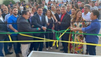 Prefeito Rigo Teles reinaugura escola Deusdedith em Barra do Corda