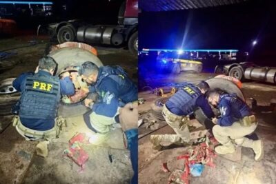 Skunk, cocaína e crack: mais de 188 kg de drogas são apreendidas em pneus de caminhão