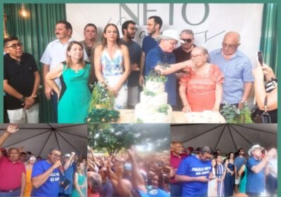 Paulo Neto aniversaria, mas presenteia o povo