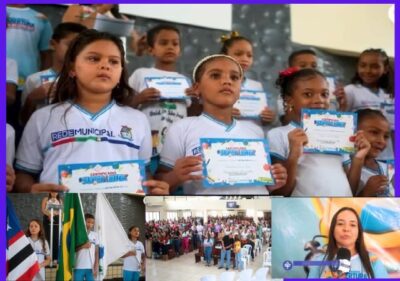 Ano letivo em São Domingos do Maranhão Inicia festivo e com premiação ao sistema
