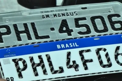 PROJETO NO SENADO: Placas de veículos deverão voltar a informar cidade e estado
