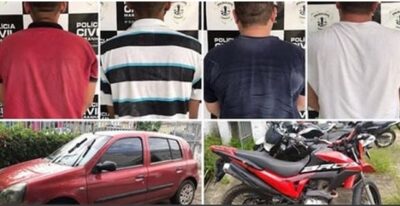 Quadrilha especializada em “saidinha” de agências bancárias e presa na cohama grande ilha