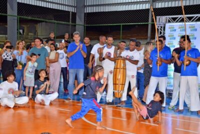 Prefeito Eduardo Braide entrega quadra poliesportiva ampliada e totalmente equipada à comunidade do bairro Angelim