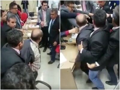 Quebra-pau(remoto) entre vereadores durante sessão da Câmara Municipal de Timon