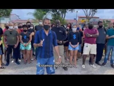 TRABALHADORES DO SETOR DE EVENTOS PROTESTAM EM SÃO JOSÉ DE RIBAMAR E PEDEM RETOMADA DOS EVENTOS PARA VACINADOS