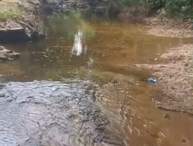 Assista: Após denúncia águas chegam em balneário no riacho do Pinto