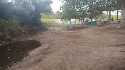 Águas do riacho do Pinto em Timon são represadas e prejudicam sítios e balneários