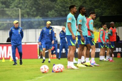 Brasil treina sob comando de Ancelotti e revela pistas do time titular contra o Equador