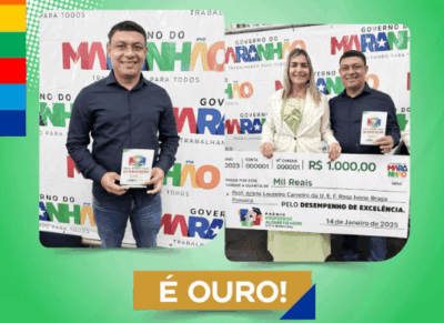 Prefeito Aldo Brown Recebe Selo Prefeito Ouro da Educação em Porto Rico do Maranhão