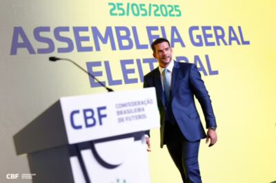Samir Xaud é eleito presidente da CBF até 2029 em meio a boicote de clubes