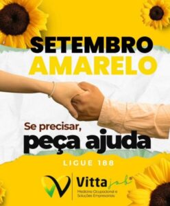 VittaJob realiza ação na campanha do Setembro Amarelo nas empresas