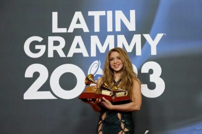 Shakira ganha Grammy por música com indireta a Piqué e alfineta: ‘No passado não há nada’