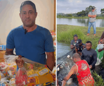 Prefeito Toca Serra Distribui 40 Toneladas de Alimentos na Ação Solidária ‘Páscoa Feliz’ em Pedro do Rosário