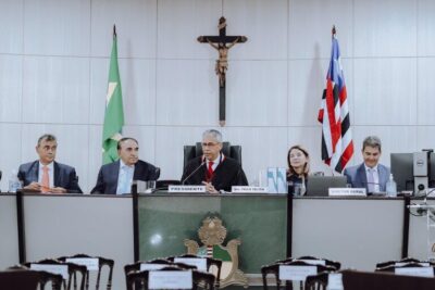 A presidente Iracema Vale participa da solenidade de abertura do Ano Judiciário do TJMA