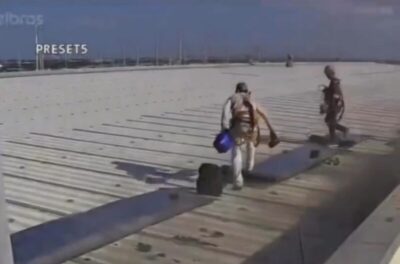 Vídeo mostra serviço com maçarico sendo executado no Rio Anil antes de incêndio