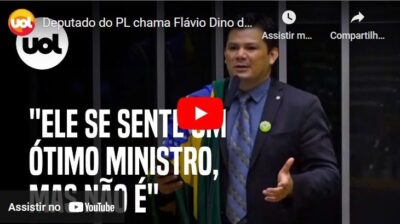 Deputado chama Flávio Dino de ‘ministro trans’ na tribuna da Câmara…