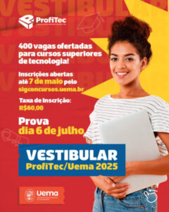 Uema abre inscrições para 400 vagas em cursos superiores de tecnologia
