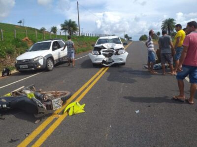 URGENTE!! Acidente na MA-012 entre os povoados Centro dos Ramos e Barro Branco em Barra do Corda deixa uma pessoa morta