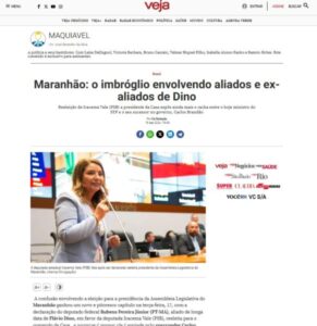 Veja destaca situação política do Maranhão envolvendo Flávio Dino
