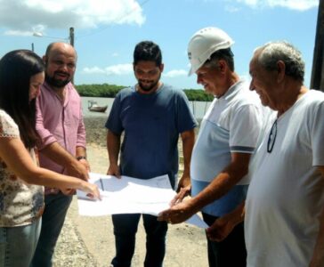 ICATU EM AÇÃO: Prefeito Walace faz visita de obras em andamento.