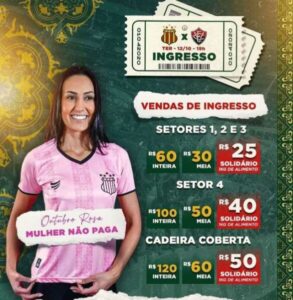 Sampaio x Vitória: mulheres liberadas; confira detalhes sobre ingressos