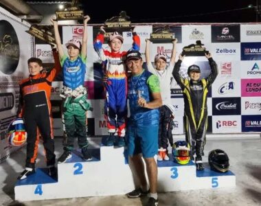 Irmãos Dominguez conquistam dobradinha no pódio da 2ª Etapa do Maranhense de Kart