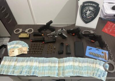 PM da reserva é preso suspeito por posse ilegal de armas de uso restrito em São Luís
