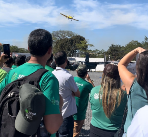 Lideranças rurais debatem futuro do agro diante de ameaças à tecnologia de pulverização agrícola com uso de aeronaves e drones  Assunto foi centro de evento realizado pela Faema e Sinrural durante Expoimp.
