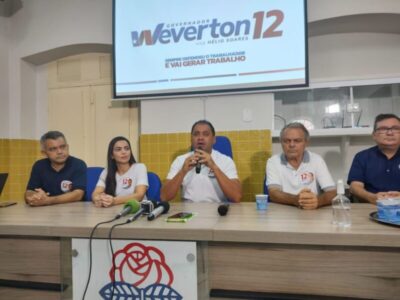 “Serei um governador amigo dos prefeitos e prefeitas”, diz Weverton durante coletiva