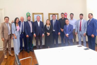 Após cerimônia de posse, novos deputados fazem visita de cortesia ao governador Carlos Brandão