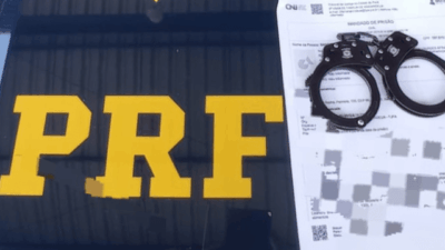 PRF cumpre mandado de prisão na BR-316, em Nova Olinda do Maranhão