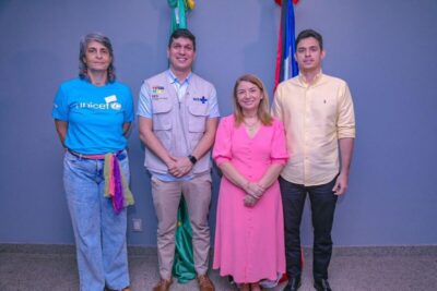 Iracema Vale traça estratégias para fortalecer campanha de vacinação com a SES, Unicef e Famem