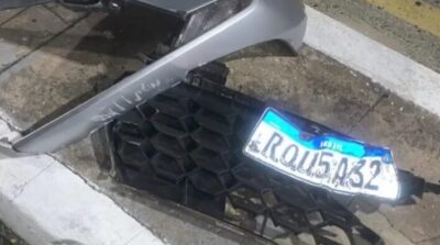 Carro da Prefeitura de Ribamar atinge motociclista e condutor foge sem prestar socorro