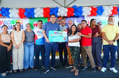 “Além de entregar obras e serviços, estamos combatendo a fome no…