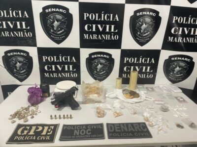 Polícia Civil apreende drogas e arma de fogo furtada de policial penal durante operação em Timon