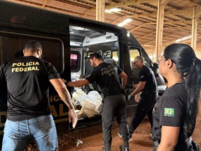 Polícia Federal incinera uma tonelada de cocaína apreendida no Maranhão