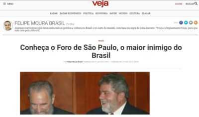 Dois pesos e duas medidas? STF dando provas que está aparelhado pelo Foro de São Paulo…