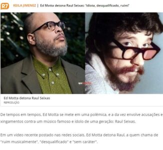 Entre Raul e Ed Mota, o rock falou mais alto…