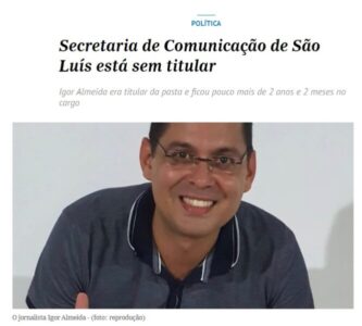Sobre a saída do assessor de Braide…