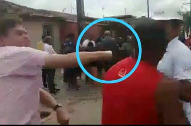 Veja no vídeo: briga por asfalto gera confusão e acaba com vereador comunista distribuindo tapas…