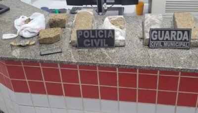 Homem é preso pela Polícia Civil com quase 04 quilos de maconha em Alcântara