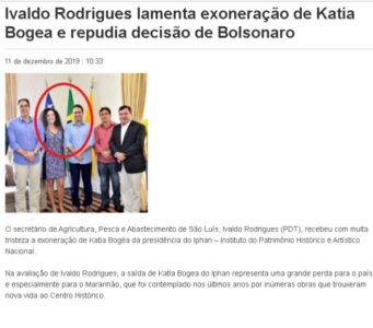 Sobre a exoneração de Katia Bogéa: uma lição dada por Bolsonaro…