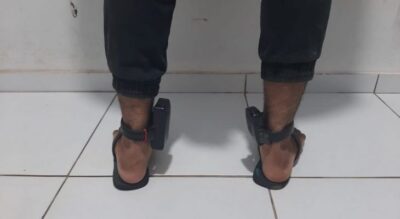 Estudante é preso com duas tornozeleiras eletrônicas em Timon