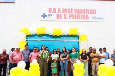 Valéria Castro fortalece serviços de Saúde com Inauguração de nova UBS no Distrito de Três Furos