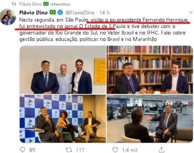 Responde aí Flávio Dino: qual o motivo de abandonar o Maranhão na Extrema Pobreza e viajar para o Sul do Brasil para “dar entrevistas”?