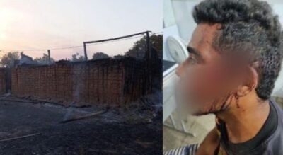 Homem incendeia casa com mulher e bebê dentro