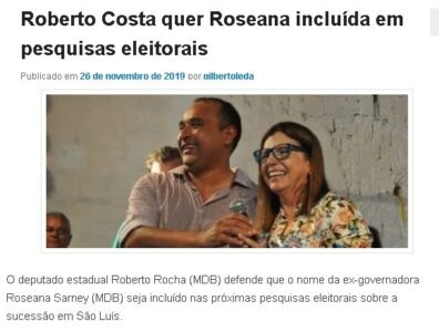 Todos contra Braide: Consórcio Dinista poderá ter Roseana no palanque dos Leões…