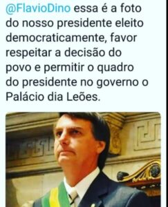 Democracia, Flávio Dino? 2019 termina sem a foto oficial do presidente do Brasil no Palácio dos Leões, sede do governo do estado do Maranhão…