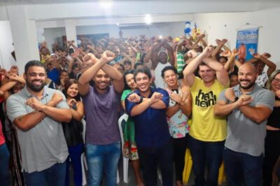 No Bairro de Fátima, integrantes do grupo “O X da Questão” confirmam apoio a Osmar Filho