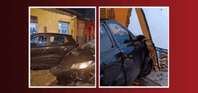 Homem pega carro sem autorização, bate em outro veículo e invade casa